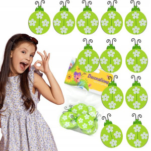 12x Naklejka Dekoracja Drewniana Samoprzylepna