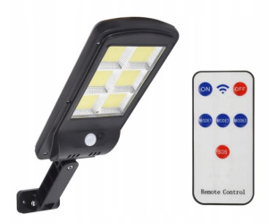 Lampa Solarna Czujnik Ruchu 120 Diod Cob + Pilot