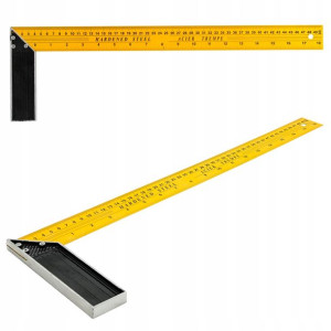 Kątownik Stolarski Budowlany Z Podziałką 50 Cm