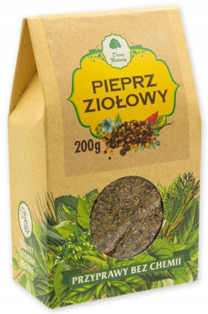 Pieprz Ziołowy Mielony 200g Aromatyczny Dary Natur