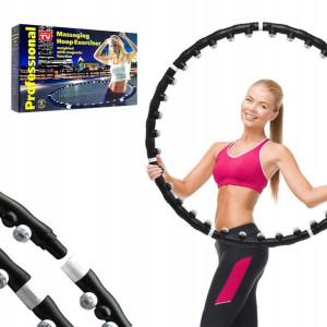 Odchudzające Hula Hop Hoop Magnetyczne 100cm Masaż