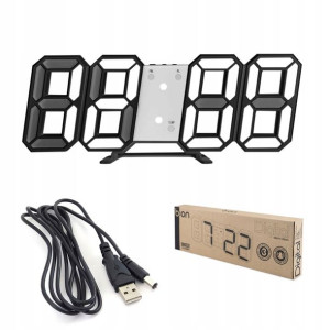 Zegar Zegarek Budzik Elektroniczny Cyfrowy Led