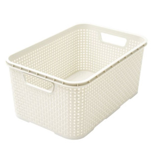 Kosz Branq Rattan Organizer 7l Biel Antyczna