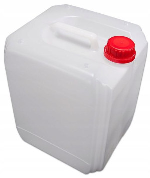 Kanister Biały 10l Hdpe Pojemnik Na Wodę I Alkohol
