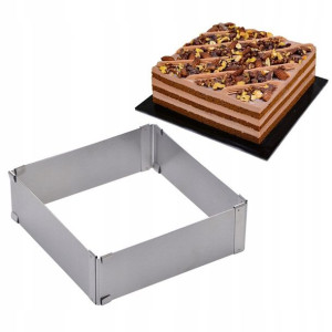 Forma Opaska Obręcz Do Ciast Rozsuwana 15-28cm