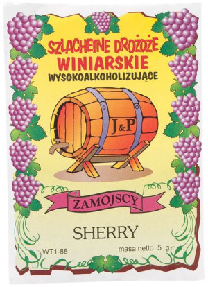 Sherry Drożdże Winiarskie 17% Szery Winne Do Wina