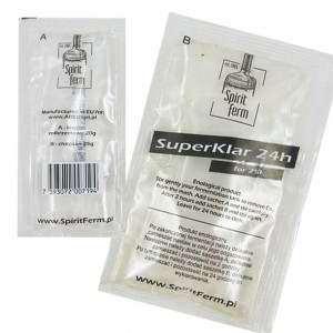 Klarowanie Spirtferm Superklar 24h Wino Bimber