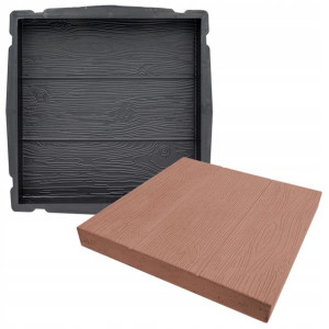 Forma Do Płyt Betonowych Kostki Deski Drewno 40x40
