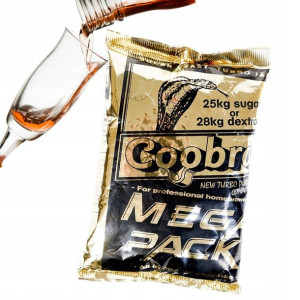 Drożdże Cobra Coobra Mega Pack na 25kg cukru SUPER