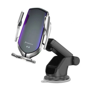Tech-Protect R2 CAR MOUNT WIRELESS CHARGER srebrny