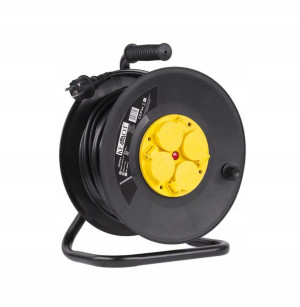 Przedłużacz Bębnowy 25m 4 Gniazda IP44 3200W