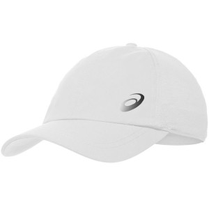 Czapka z daszkiem asics esnt cap biała 3033a431 100