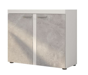 KOMODA RUMI 2F 97cm BIAŁA + BETON JASNY Dużo Kolorów Do Wyboru