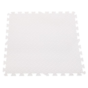 Puzzle piankowe mata dla dzieci białe 60x60 4szt