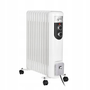 Grzejnik olejowy piecyk 2500W 11 żeber termostat