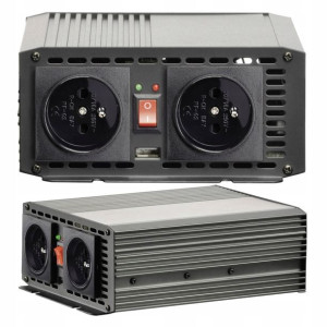 Przetwornica napięcia 24V na 230V 700W / 1400W USB