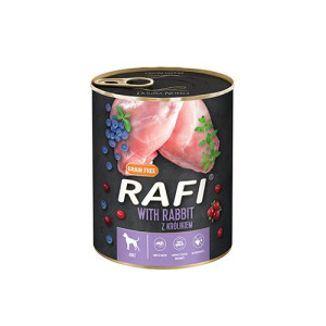 Dolina Noteci Rafi Mokra Karma Dla Psa Królik, Borówka, Żurawina 800 g