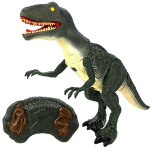 Duży interaktywny dinozaur Velociraptor - chodzi, ryczy i świeci