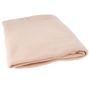 Koc Polarowy z Mikrofibry Pled Narzuta 130X160 Pudrowy Róż