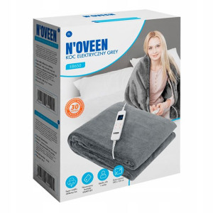 Koc elektryczny SUPER MIĘKKI 180x130cm NOVEEN