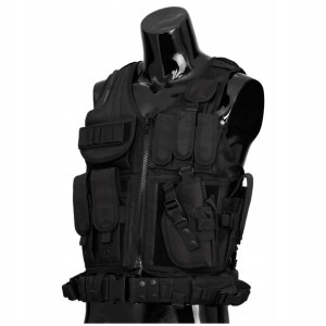 Kamizelka Taktyczna Dominator Huzar Velcro Czarna