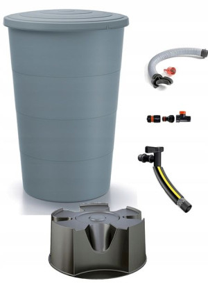 Zbiornik Na Deszczówkę 200l Smooth+kranik+zbieracz