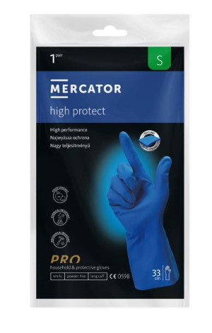 Rękawice Nitrylowe Mercator High Protect Blue R. S