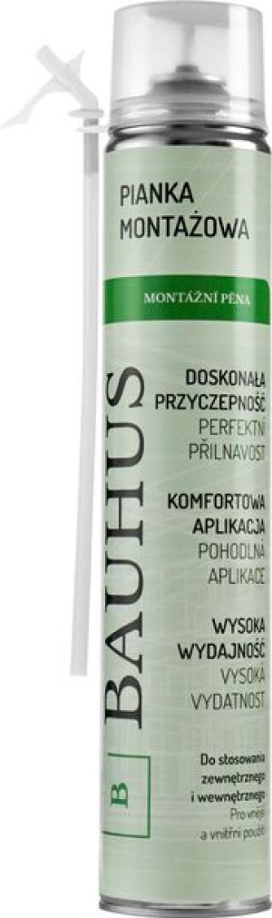 PIANKA WĘŻYKOWA Piana montażowa PUR 500ml WYDAJNA