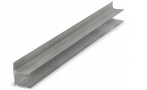 Aluminiowy profil czołowy F 10mm: 3m