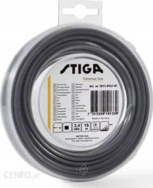 Żyłka tnąca okrągła STIGA 2,0MM X 15M CZARNA