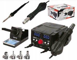 Stacja Lutownicza 2w1 Hot Air 75w Yato Yt-82458