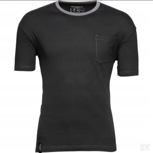 Koszulka T-shirt czarno/szara, roz. L Kramp
