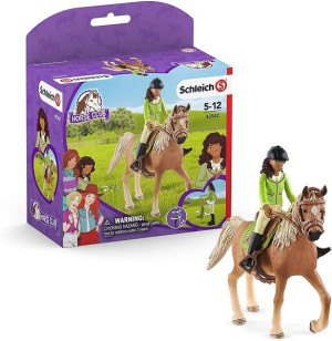 Schleich 42542 Jeździec Sarah Koń Mystery