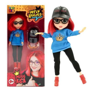 Influ Heroes Miss Aga Królowa Lalka 20cm + Dodatki