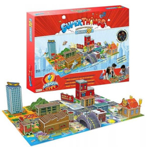 Super Things Zings Puzzle 3d - Kaboom City
