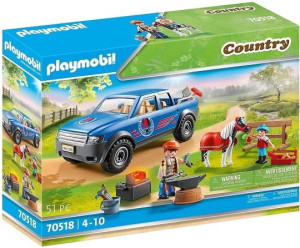 PLAYMOBIL 70518 Farma Pickup Country Mobilny Kowal