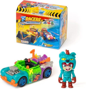 T-RACERS Fire & Ice Seria 3 Autko + Figurka