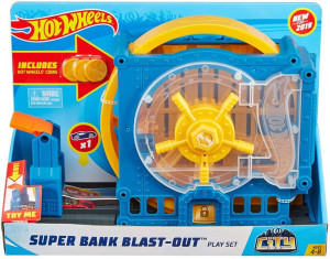 Hot Wheels City Odjazdowy Bank Zestaw GBF96