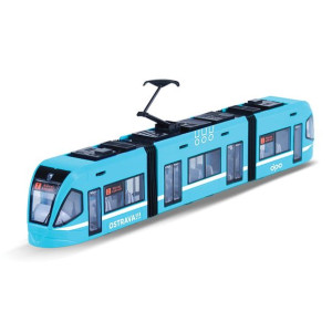 Tramwaj Czeski Retro Pociąg OSTRAVA Niebieski 47cm