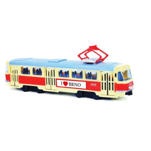 Tramwaj Czeski Retro Pociąg BRNO DUŻY 28 cm
