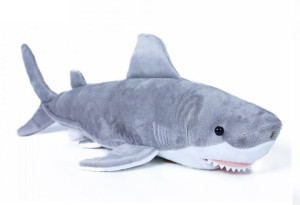 PLUSZOWY Realistyczny Rekin Maskotka SHARK 38 cm