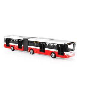 CZESKI AUTOBUS 36cm Przegubowy DŹWIĘKI ŚWIECI