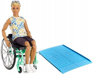 Barbie Ken Na Aktywnym Wózku Inwalidzkim Gwx93