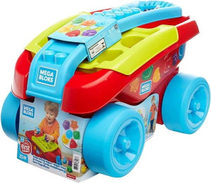 Mega Bloks First 2w1 Wózek Sorter Klocków Fvj47
