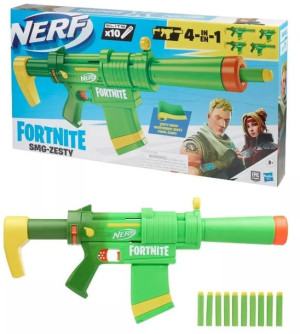Wyrzutnia Karabin Nerf Fortnite 4w1 10 Strza F0319