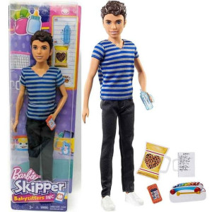 Lalka Barbie Skipper Chłopiec Ken Opiekun Fnp43