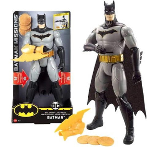 BATMAN Figurka 30 cm Wyrzutnia Atak Dyskiem FVM67