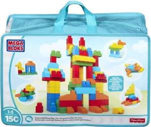 Mega Bloks Cnm43 Klocki 150 El W Turkusowej Torbie