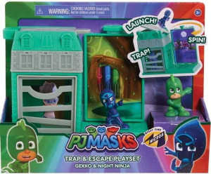PIDŻAMERSI Zestaw Pułapka Figurka Gekson i Ninja