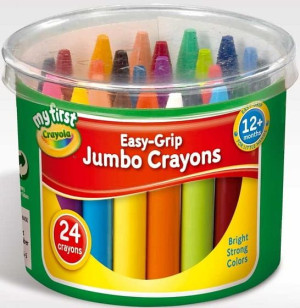 CRAYOLA JUMBO 24 DUŻE KREDKI ŚWIECOWE Bezpieczne